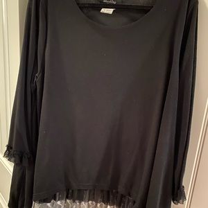 Black Lacey Tunic